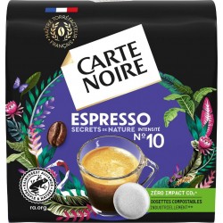 CARTE NOIRE Café dosettes Secrets de Nature compatibles Senseo (32 dosettes)