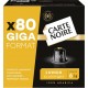 GIGA FORMAT CARTE NOIRE Café capsules Lungo Classique n°6 compatibles Nespresso (80 capsules)