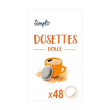 SIMPL Café dosettes Compatibles Senseo Dolce (48) 334G 334L