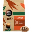 NEO NESCAFE DOLCE GUSTO NEO Café dosettes Compatibles Dolce Gusto NEO lungo intensité 6 NESCAFE DOLCE GUSTO NEO (12 dosettes)