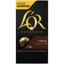 L OR Café capsules forza intensité 9 compatibles Nespresso L'OR (capsules) 10 10L