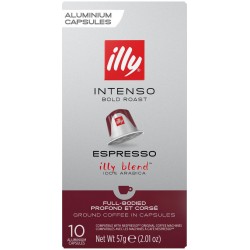 ILLY Café capsules espresso intenso compatibles Nespresso (10 capsules)