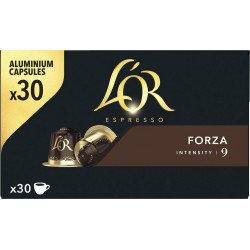 L OR ESPRESSO Café capsule espresso forza compatible Nespresso L'OR ESPRESSO 30 30L