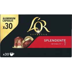 L OR ESPRESSO Café capsule splendente compatible Nespresso L'OR ESPRESSO 30 30L