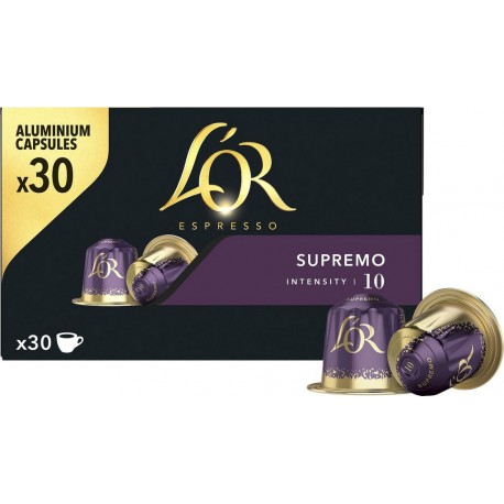 L OR ESPRESSO Café capsule supremo L'OR ESPRESSO 30 30L