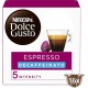 NESCAFE DOLCE GUSTO Café capsules Compatible Dolce Gusto espresso déca intensité 5 (16 capsules)