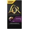 L OR Café capsules supremo intensité 10 compatibles L'OR (10 capsules) NESPRESSO L