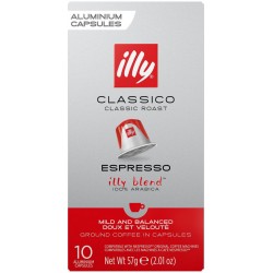 ILLY Café capsules espresso classico compatibles Nespresso (10 capsules)