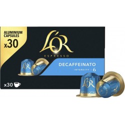 L OR ESPRESSO Café capsule décaffeinato compatible Nespresso L'OR ESPRESSO 30 30L