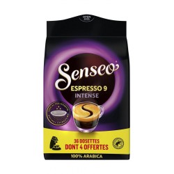 SENSEO Café dosettes espresso 9 intense (32 dosettes)