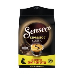 SENSEO Café dosettes espresso 7 classique (32 dosettes)