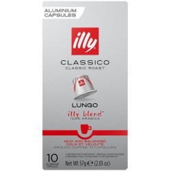 ILLY Café capsules espresso lungo classico compatibles Nespresso (10 capsules)