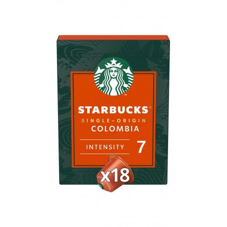 STARBUCKS Café capsules Compatibles Nespresso Colombia (18 capsules)