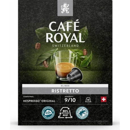 CAFE ROYAL Café capsules Compatibles Nespresso ristretto n°9 (capsules) 18 18L