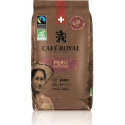 CAFE ROYAL Café en grains du Pérou Intenso bio 500G 500L