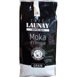 CAFE LAUNAY Café en grains Moka dEthiopie 250g