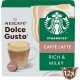 STARBUCKS Café capsules Compatible Dolce Gusto Caffe Latte By Nescafé Dolce Gusto 12 capsules