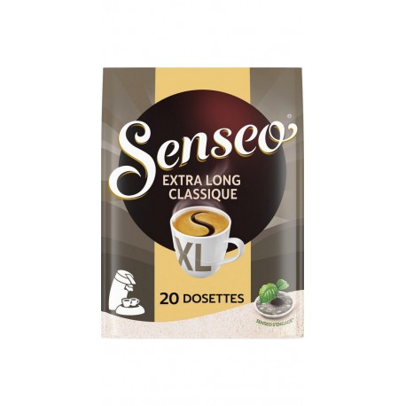 SENSEO Café dosettes classique extra long (20 dosettes)