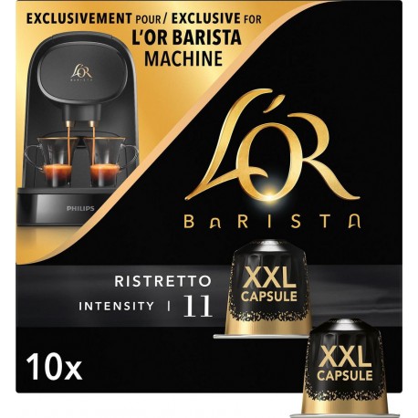 Café capsules XXL double ristretto L'OR BARISTA (x10 capsules)