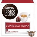 NESCAFE DOLCE GUSTO Café capsules Compatible Dolce Gusto espresso Roma intensité 8 (16 capsules)