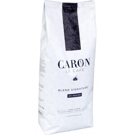 CARON LE CAFE Café en grains le paquet d'1Kg