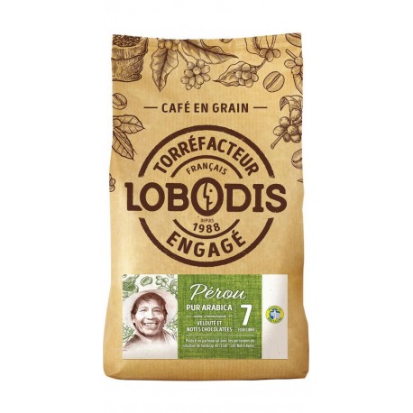 LOBODIS Café en grains 500g