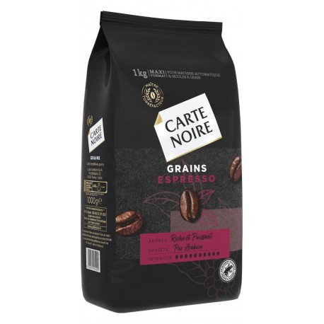 CARTE NOIRE Café en grains Espresso 100% arabica 1Kg