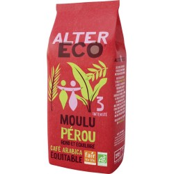 ALTER ECO Café Moulu Pérou Pur arabica 260g