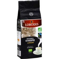 LOBODIS Café moulu bio Ethiopie Langani pur arabica (250 g)