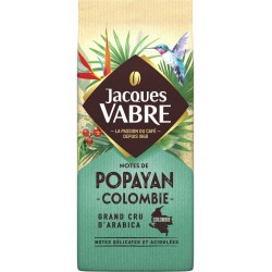 JACQUES VABRE Café moulu Popayan Colombie 100% arabica 250g