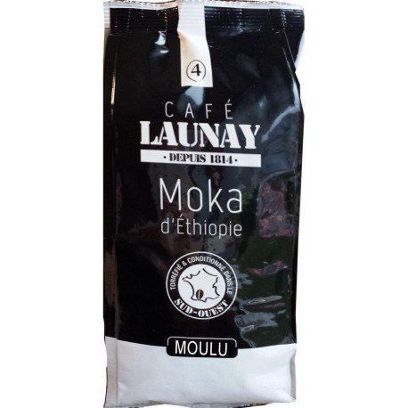 CAFE LAUNAY Café moulu Moka déthiopie 250g