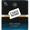 CARTE NOIRE Café moulu Décaféiné 100% arabica (les 2 paquets de 250 g)