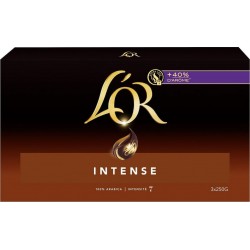 L OR Café moulu intense L'OR (les 3 paquets de) 250G 250L