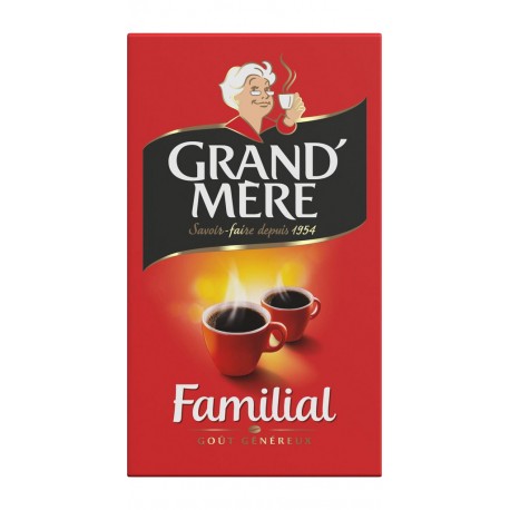 GRAND MERE Café moulu familial GRAND'MERE 250G 250L