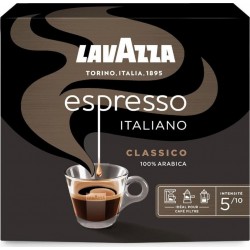 LAVAZZA Café moulu Espresso Italiano Classico 100% arabica (les 2 paquets de 250g)