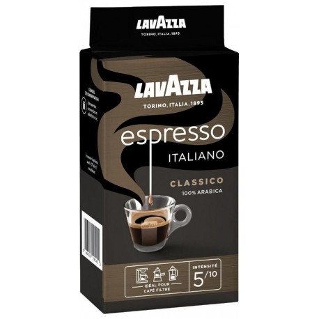 LAVAZZA Café moulu Espresso Italiano Classico 100% arabica 250g