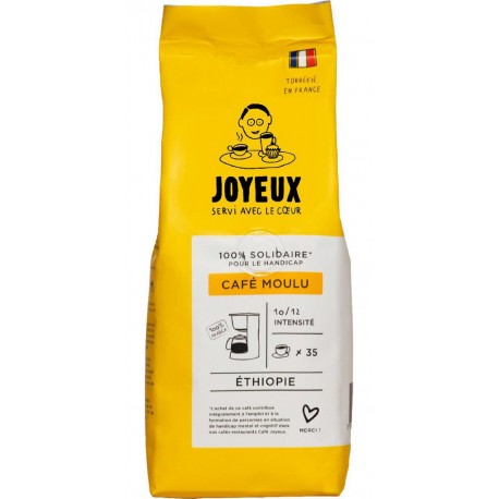 CAFE JOYEUX Café moulu Ethiopie 250g