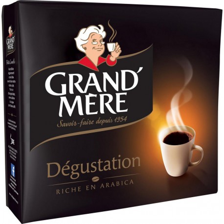 CAFE GRAND MERE Café moulu Dégustation Café Grand ère CAFE GRAND' MERE (les 2 paquets de 250g)