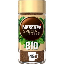 NESCAFE Café Soluble Spécial Filtre Bio (le flacon de 90g 50) TASSES L