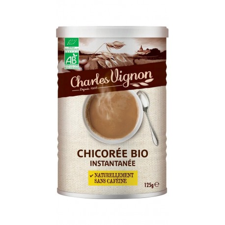 CHARLES VIGNON Chicorée instantanée Bio (Le pot de 125 g)