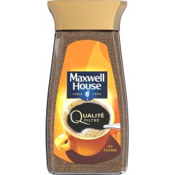 MAXWELL HOUSE Café soluble qualité filtre le bocal de 200g