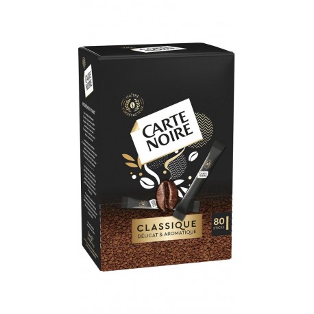 CARTE NOIRE Café soluble Classique (144g 80 sticks)