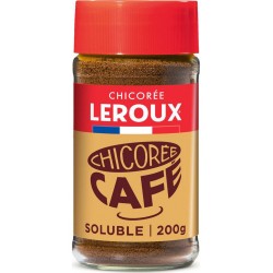 LEROUX Café soluble chicorée le pot de 200g