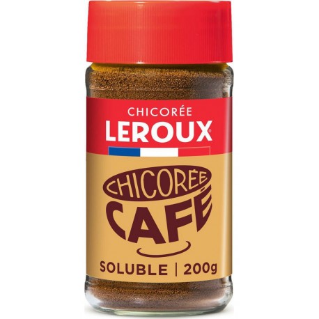 LEROUX Café soluble chicorée le pot de 200g