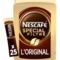 NESCAFE Café Soluble Spécial Filtre Original (50g 25 sticks)