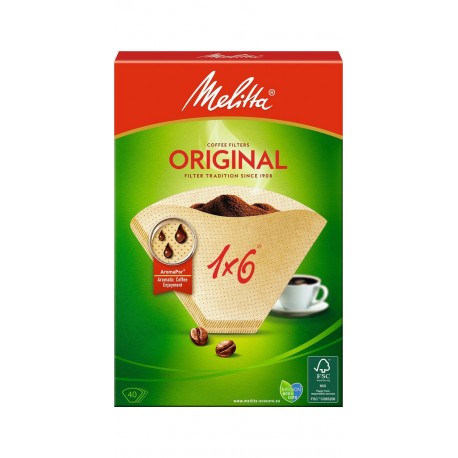 MELITTA Filtre à café bruns 1x6 40