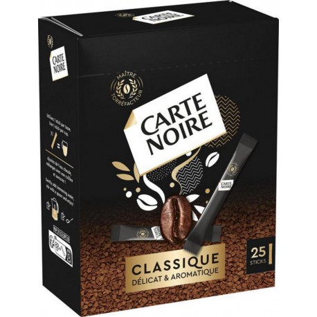 CARTE NOIRE Café soluble Classique (45g 25 sticks)