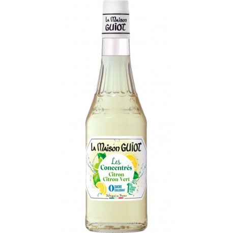 La Maison Guiot Les Concentrés CITRON VERT 0 sucre édulcorant 50cl