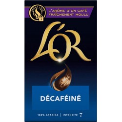 L OR Café moulu décafeiné L'OR 250G