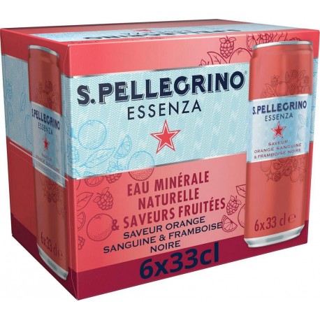 San Pellegrino Essenza Orange Sanguine 33cl (pack de 6)